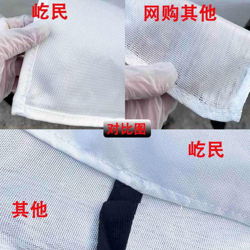 Thickened Fire Blanket 1m × 1m Certified for Fire Protection, Available in Multiple Specifications, Fire-Resistant and Flame-Retardant, for Home Emergency Protection and Escape