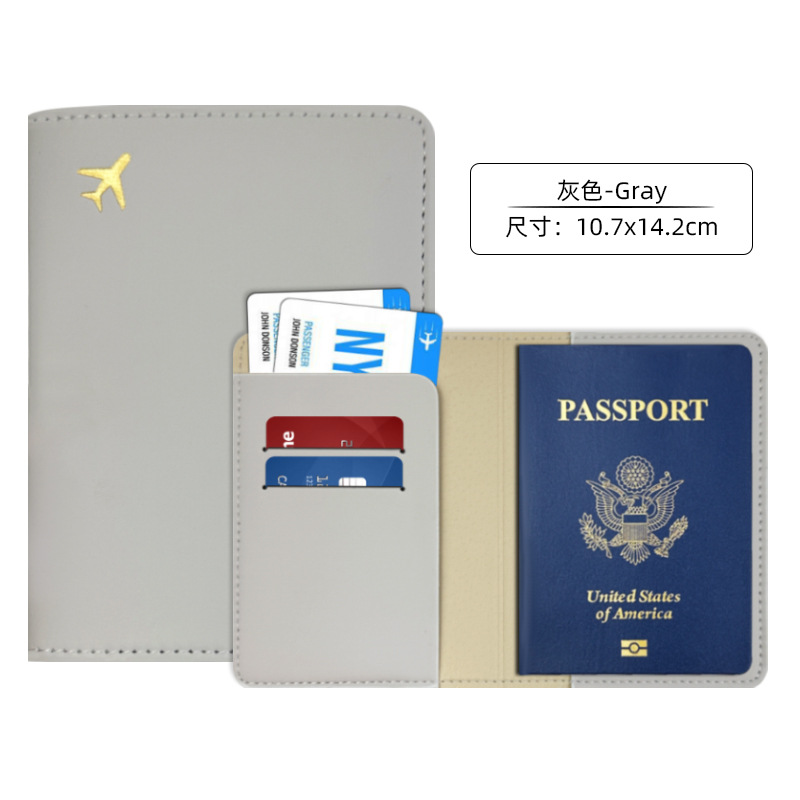 Pu cuero transfronterizo paquete de documentos de borde de aceite pasaporte de viaje al extranjero este paquete de pasaporte de cubierta de la carpeta de pasaporte fabricante de pasaporte