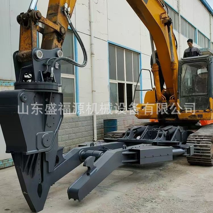 挖掘机改装压车臂 机械化拆解报废压车钳 回收拆解一体化压车架