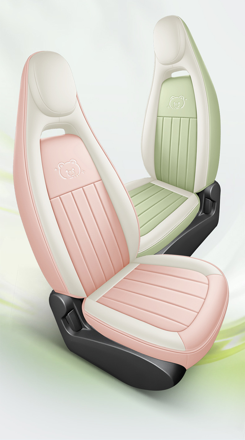Suitable for 2020-2022 Wuling Hongguang Miniev Four-Seater First and Second Generation Full-Coverage Cartoon Seat Cushion Covers