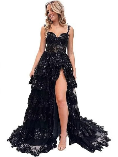 2026 al por mayor amazon nuevo vestido de noche floral vestido de lentejas largo vestido de vestido sexy europeo y americano