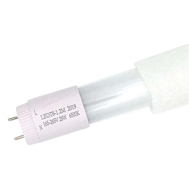 Tubo LED T8 de un solo extremo, 1.2 metros, 18W, 0.6 metros, entrada de alimentación de un solo lado, tira de vidrio LED, lámpara fluorescente, ahorro de energía, súper brillante