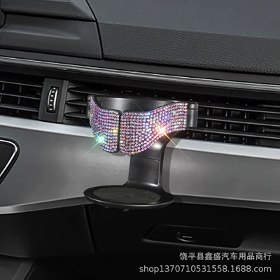 Car Air Outlet Water Cup Car cup holder/beverage holder - colored-diamonds