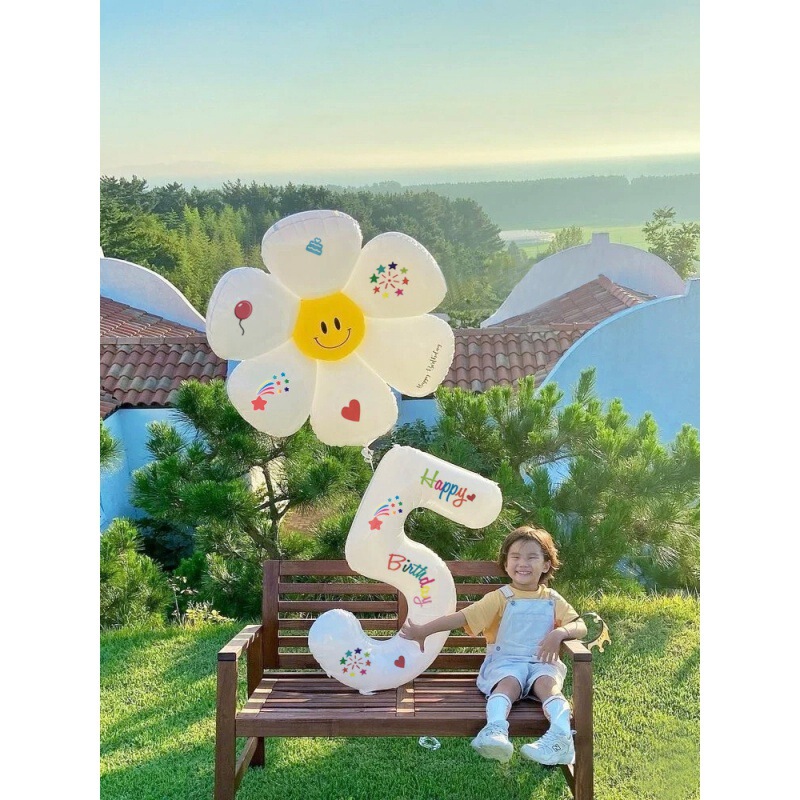 Large birthday digital balloon boys and girls children baby outdoor photo party decoration scene layout wholesale