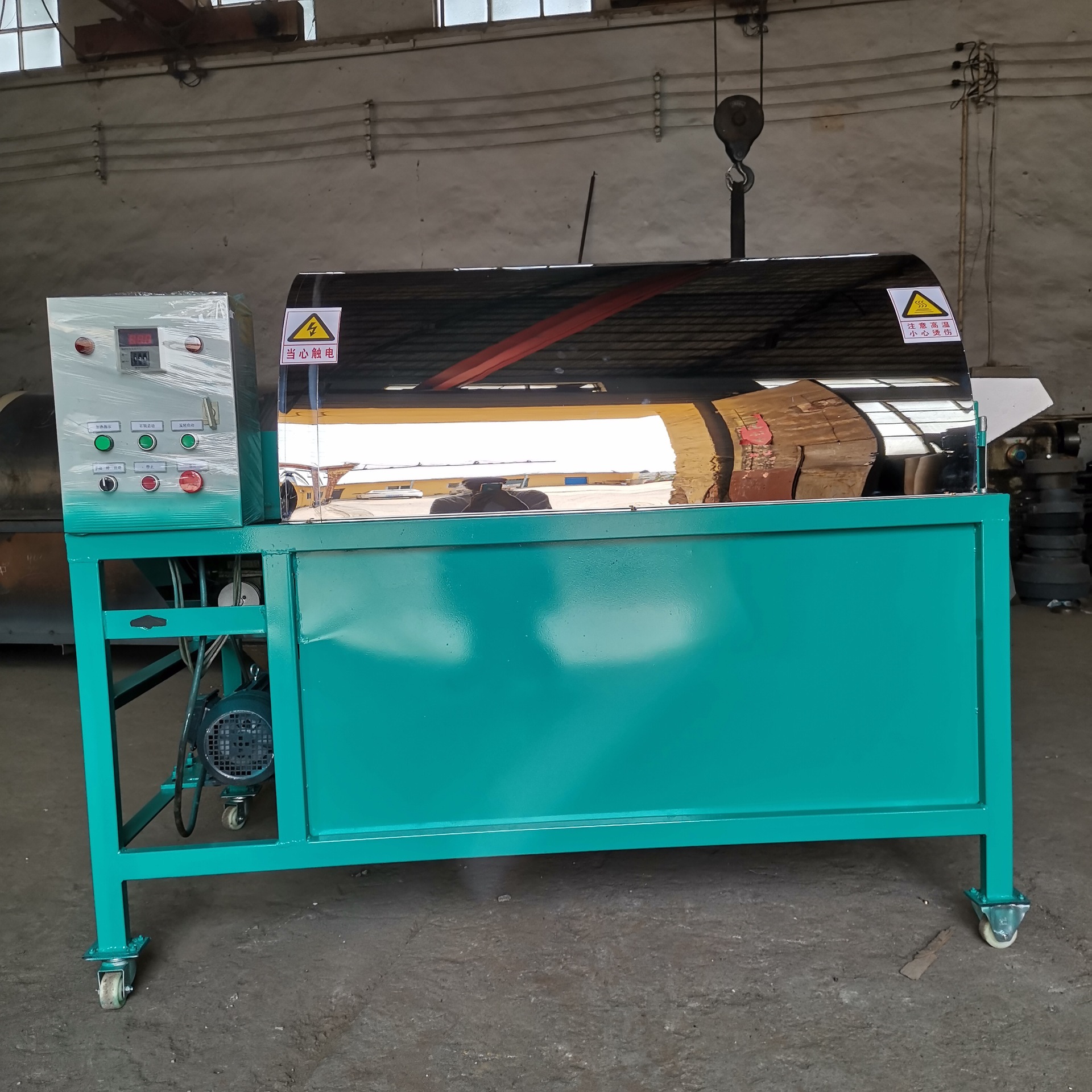 Automatic coffee mechanical drum for commercial use stainless steel