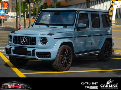 Automotive Film — Wrap, Five-Year Warranty, Self-Healing - 152-15m-tpu-porcelain-blue