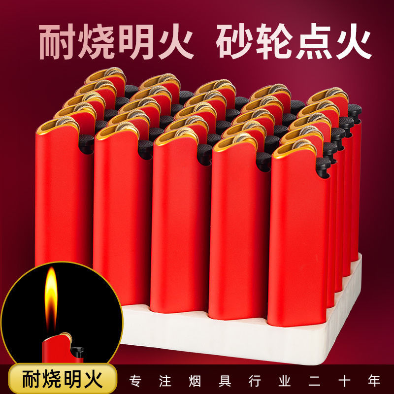 encendedor de rueda de abrasión de metal tipo polea engranaje de roca de encendido mayorista impresión publicidad de fuego abierto distribución mayorista