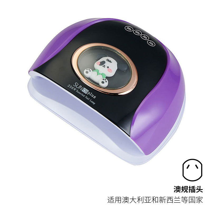 256w luz de manicura de alta potencia LED inteligente manicura luz de horno UV manicura luz de horno encantadora muñeca luz de fototerapia transfronteriza