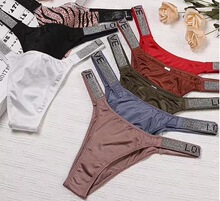 W 23778 Seams Rhinestone Thong ��ĸ �羳ŷ��