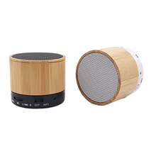 S10竹木蓝牙音箱低音炮插卡木质户外便携式圆柱迷你小音响大音量