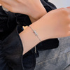 Trend bracelet with bow, universal advanced round beads, light luxury style, simple and elegant design, internet celebrity, high-quality style, wholesale