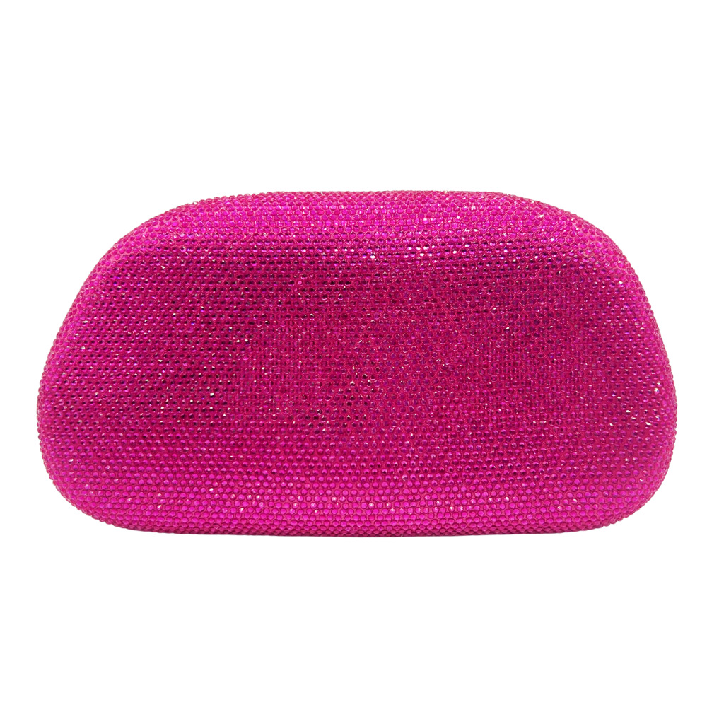 Túi clutch nữ đính đá dạ hội – túi cầm tay đeo chéo dự tiệc cưới — Màu vàng, Màu sâm panh, Màu bạc, Màu xám