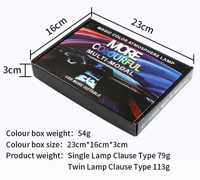 control atmosphere lamp magic color: Panel (Dashboard) işıqlandırması