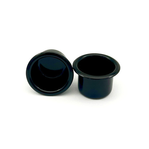 Cross-border European Christmas candle cup crafts ornaments simple black candle base hardware candlestick aluminum cup