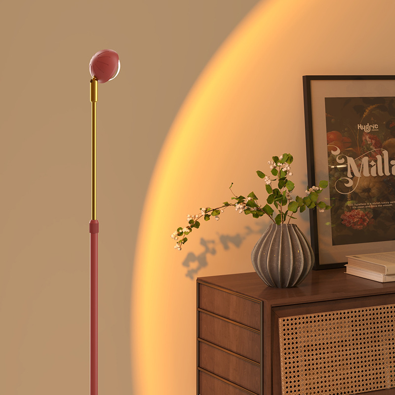 Living Room Floor Lamp Little Red Riding Hood Atmosphere Lamp Sunset Fill Light Decorative Floor Lamp 2025 New Model Bedroom Lamp with Adjustable Brightness Living Room Floor Lamp Little Red Riding Hood Atmosphere Lamp Sunset Fill Light Decorative Floor Lamp 2025 New Model Bedroom Lamp with Adjustable Brightness