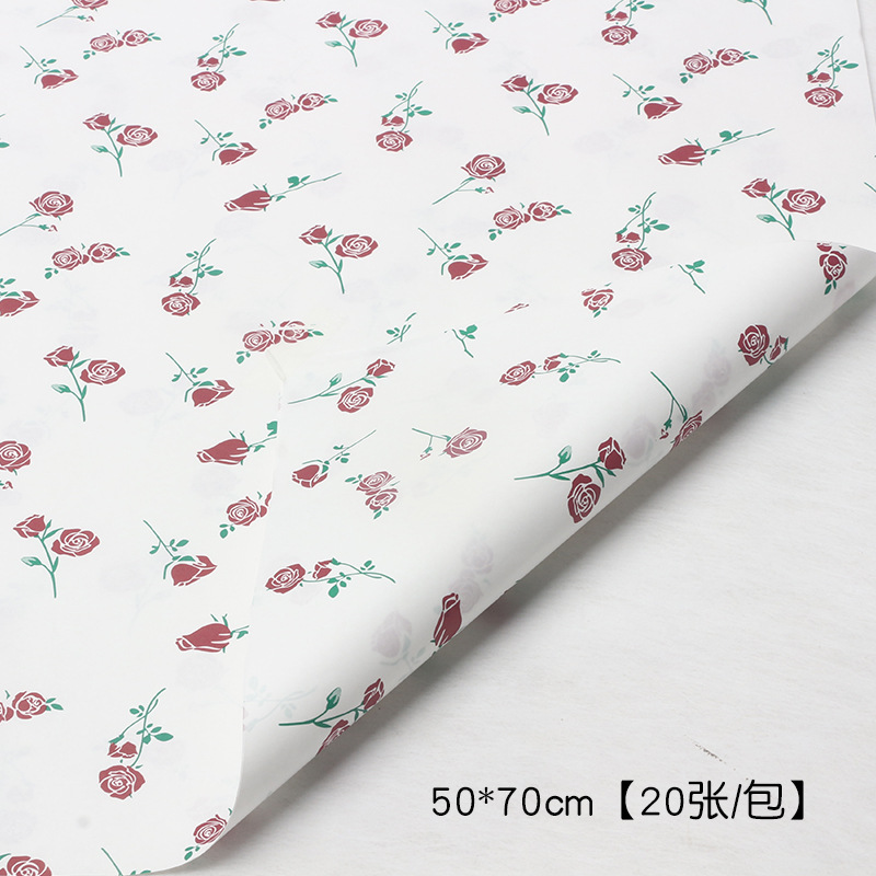 Huaxi 38g romántico rosa Sydney papel ramo de flores envoltura de flores artesanal material DIY embalaje de regalo