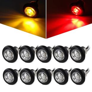 Supply High-Brightness 3/4" Inch Yellow Truck Side Lights Led Truck Signal Lights Bus Side Lights Cross-Border Export