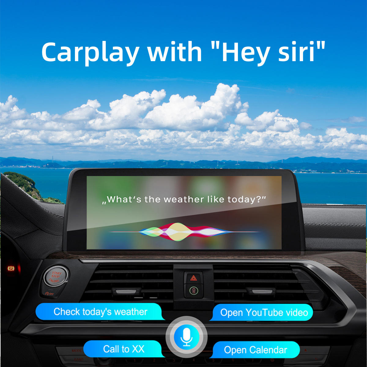For BMW-NBT support wireless/Hicar/Android auto/youtube/Carplay decoder