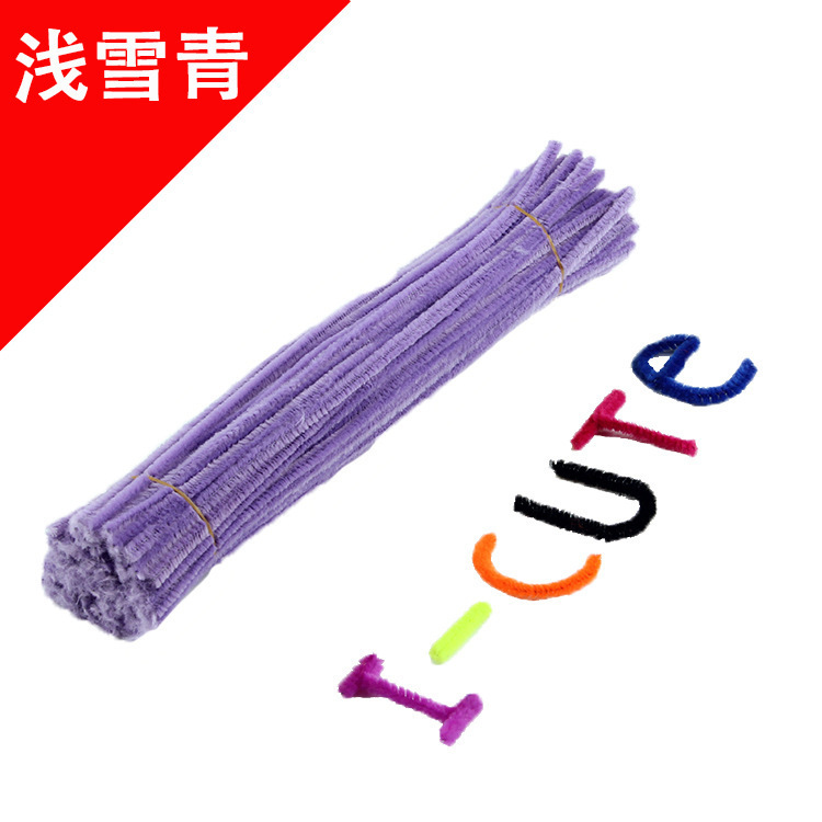 Hecho a mano DIY trenzado paquete de material cifrado ramo de lana Raíz de lana de la raya del color torcido palo de los niños hechos a mano juguetes creativos