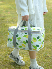 保溫箱大容量野餐包戶外加厚鋁膜手提野餐籃露營可摺疊外出野餐籃