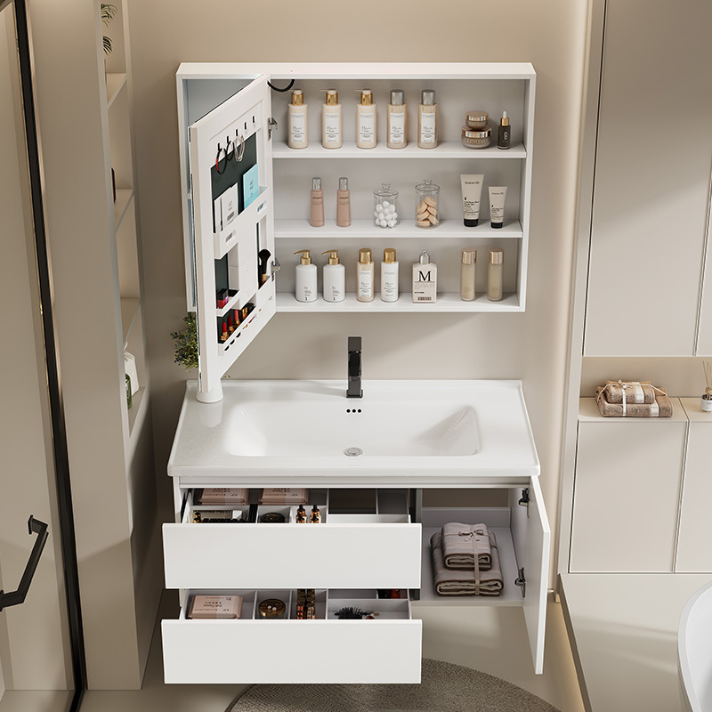 Gabinete de baño de panal grueso, gabinete de lavabo de inodoro, lavabo de cerámica integral, lavabo de lavabo doméstico