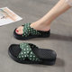 Polka-Dot Sandals for Women Ins Trbottom 2023 Summer Korean Style Fashionable Outer Wear Thick-Soled Cross Fairy Beach Shoes