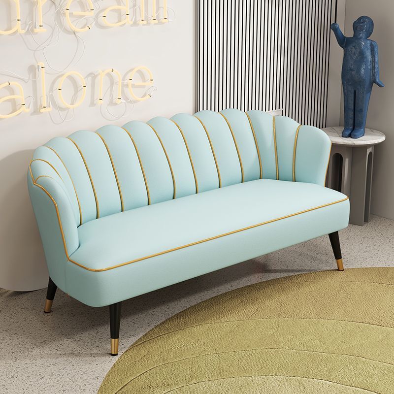 Casa de alquiler pequeña sala de estar red tienda de ropa sofá dormitorio tienda de té de leche salón de belleza sofá área de descanso lujoso
