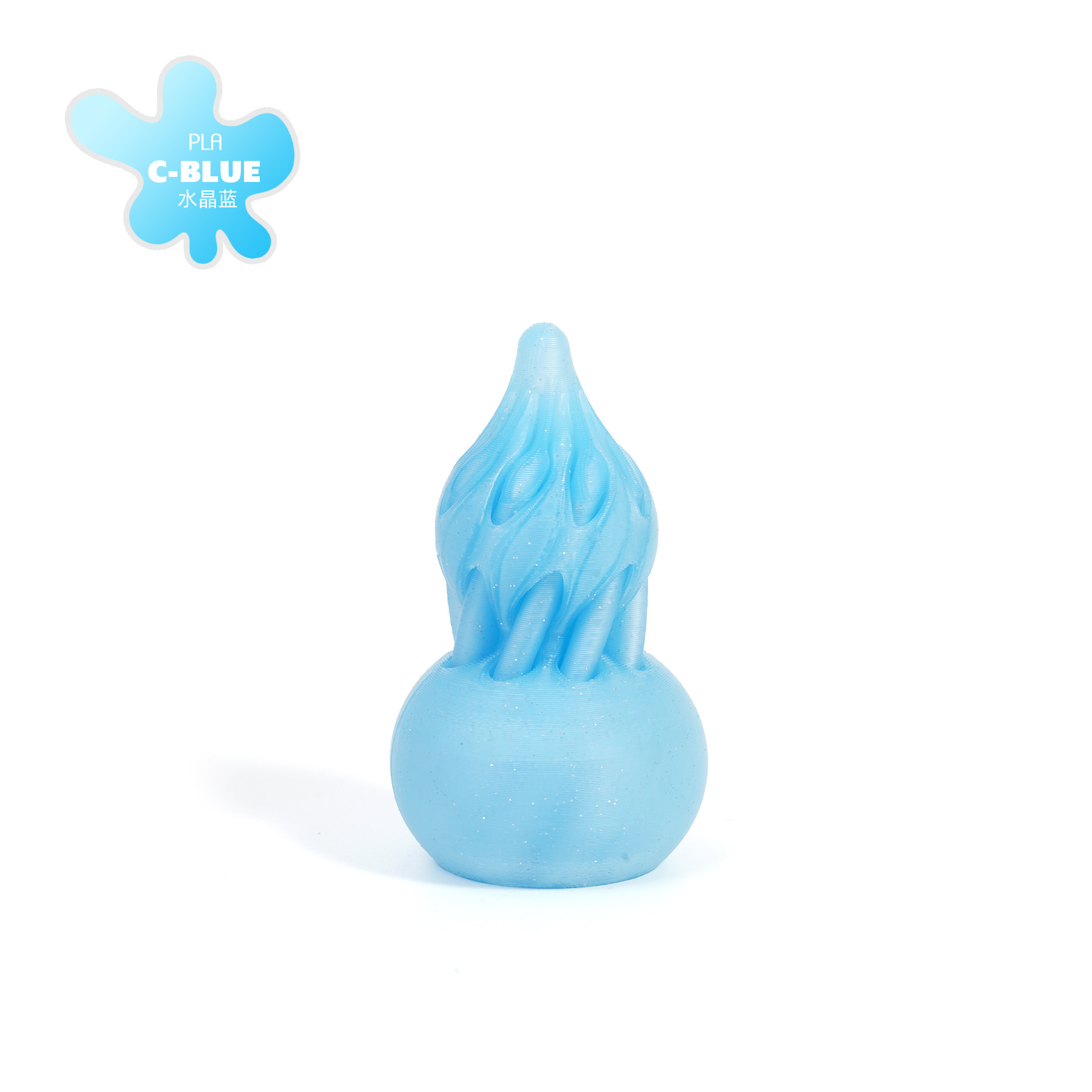 Impresión transfronteriza 3D calabaza descompresora espiral espiral descompresora artefacto regalo ornamentos de punta de dedo de dos colores vórtice juego