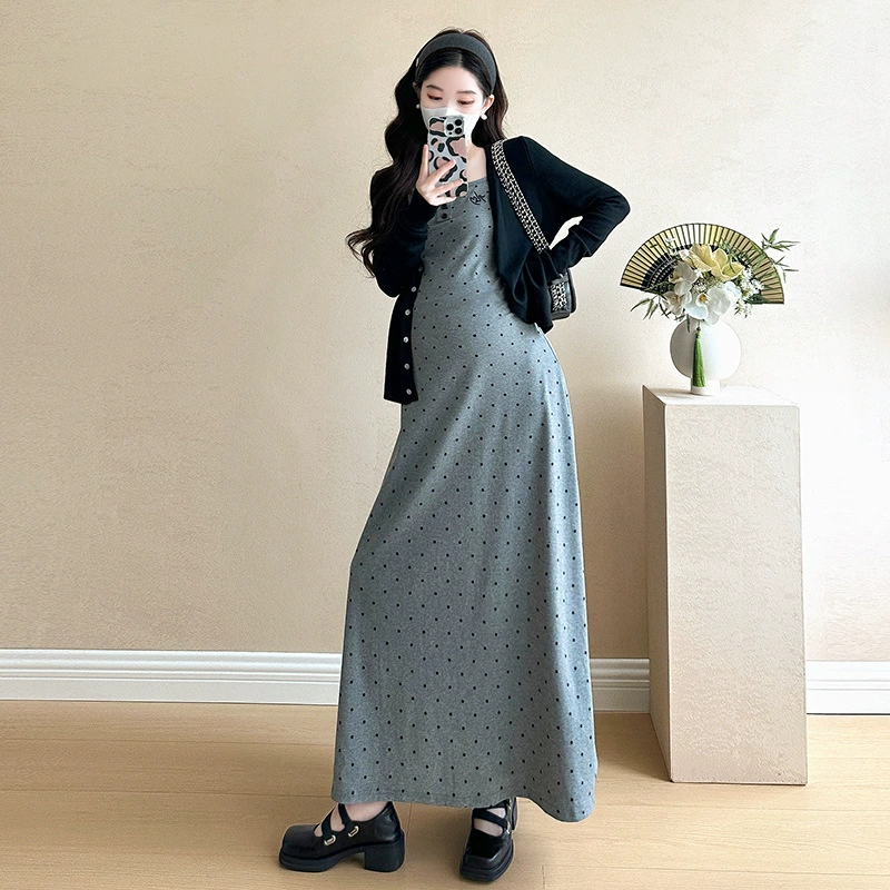 Весной slip dress для беременных, набор, с вышивкой, защита от солнца