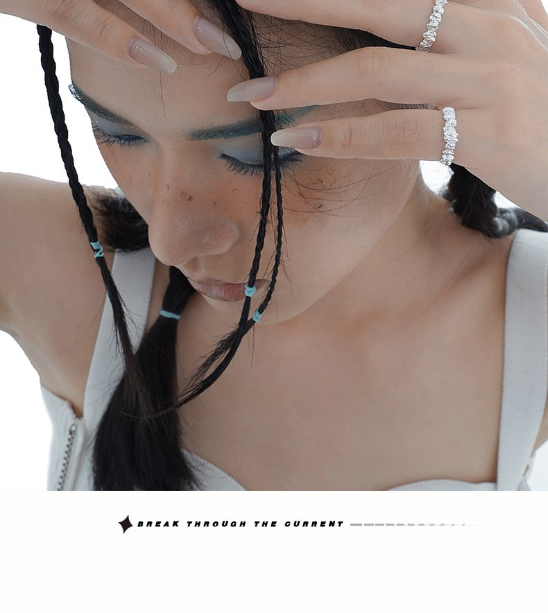 Simple Style Geometric Sterling Silver Plating Rings 1 Piece