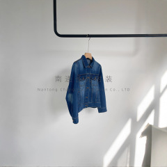 [做旧Chic风]早秋牛仔夹克｜M家同款重工水洗纯棉经碘短款外套女