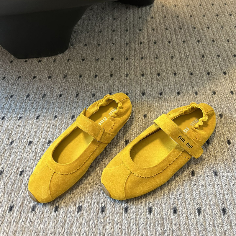 25 新しいベルクロ弾性バレエシューズメリージェーン本革浅い口ストラップシングルシューズファッショナブルなフラットシューズ女性用|undefined