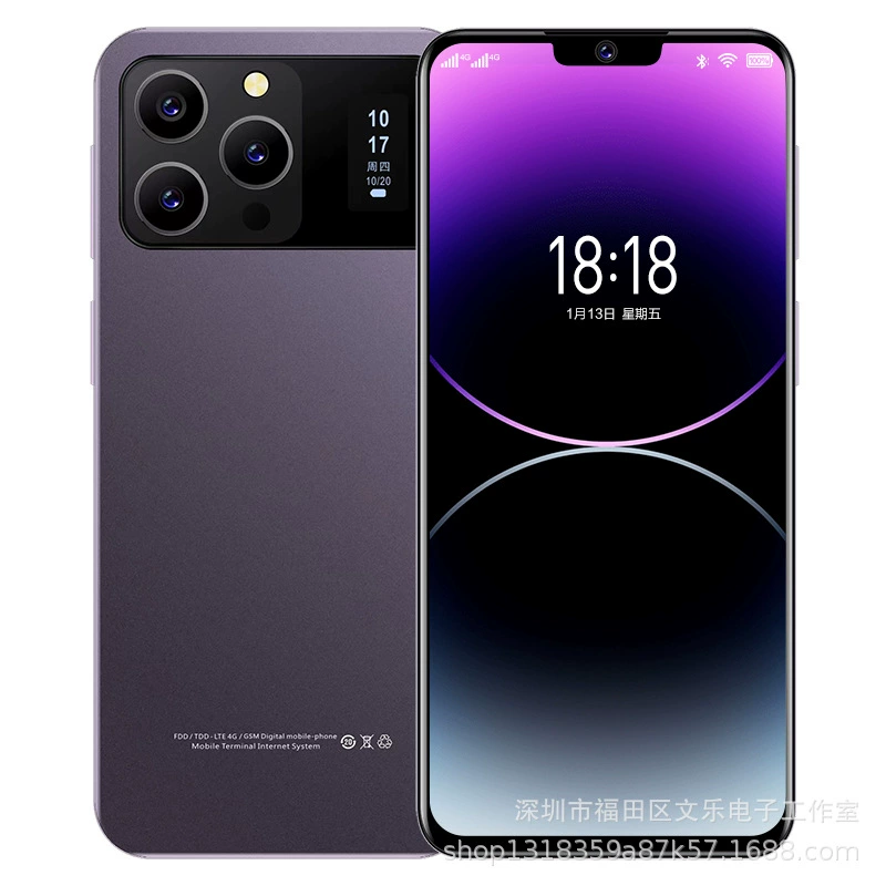 Новый оригинальный распаковка 15Pro двойной -экран инфракрасный 6.8 полный Нетком 5G двойная карта 512Гб большая память студент э-спорт