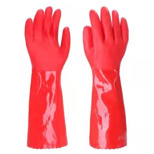 Extended Plus Velvet All-In-One Velvet Gloves for Housework, Laundry and Dishwashing, Waterproof, Clean and Wear-Resistant, Plus Cotton Car Wash Anti-Slip Gloves Factory