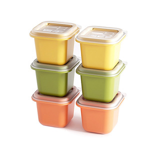 Ice Cube Mold Small Piece One-Piece Summer Ice Hockey Ice Puck Household Food Grade Ice Storage Ice Box with Lid Refrigerator Artifact
