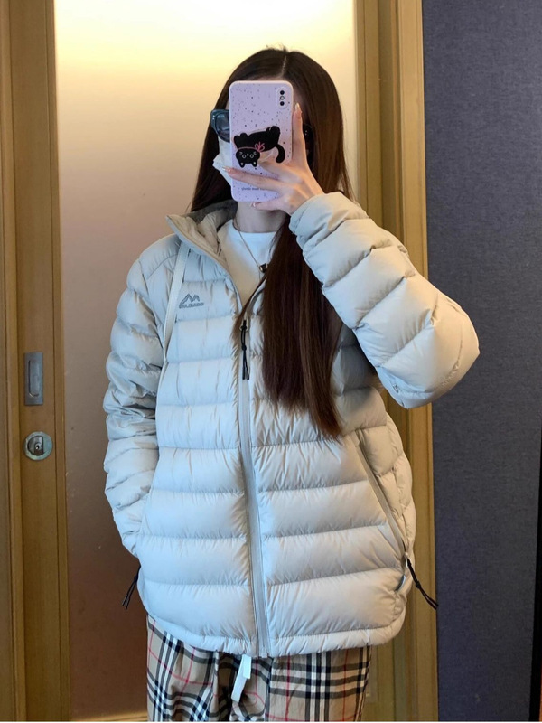 羽绒棉服女冬季2025新款轻薄连帽小棉袄韩版宽松时尚保暖棉衣外套|undefined