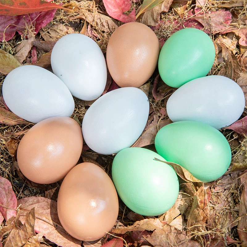 Детская деревянная симуляция яйца DIY рисование граффити ручной работы Детский сад мальчик девочка домашние игрушки