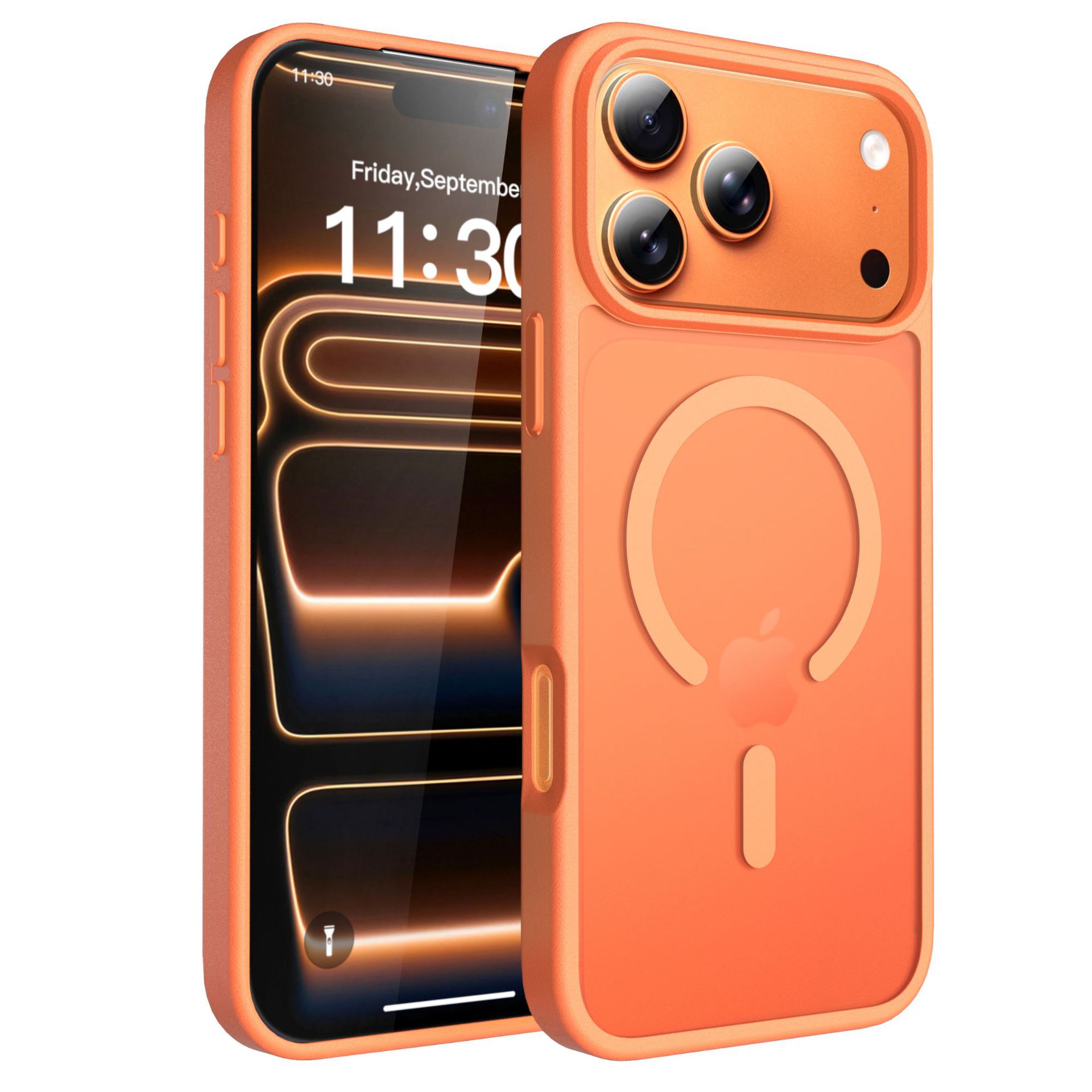 Funda Magnética para Celular para Apple 16 Plus y iPhone 17 Pro Max, TPU, Anti-caídas, Cobertura Completa