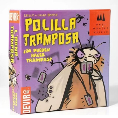 POLILLA TRAMPOSA TROPOSA polilla trampa alemana cucaracha adulto niño juego casual