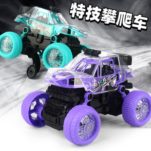 Electric drift climbing car toy rotating off-road vehicle with music light simulation model boy children toy car