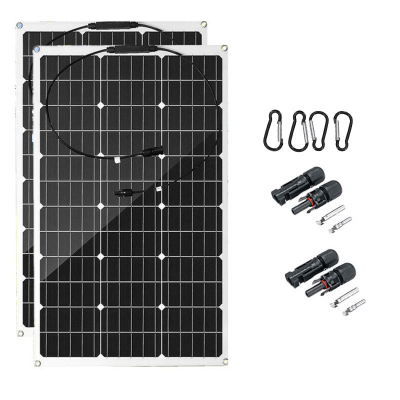 Transfronterizo único 80W18V panel solar fotovoltaico al aire libre techo de barco generación de energía fuera de la red
