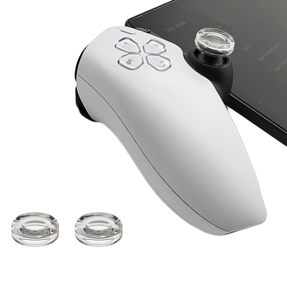 Dispositivo de transmisión PS5, tapa de joystick PlayStation Portal, silicona de alta transparencia, tapa elevadora de alta calidad, antideslizante