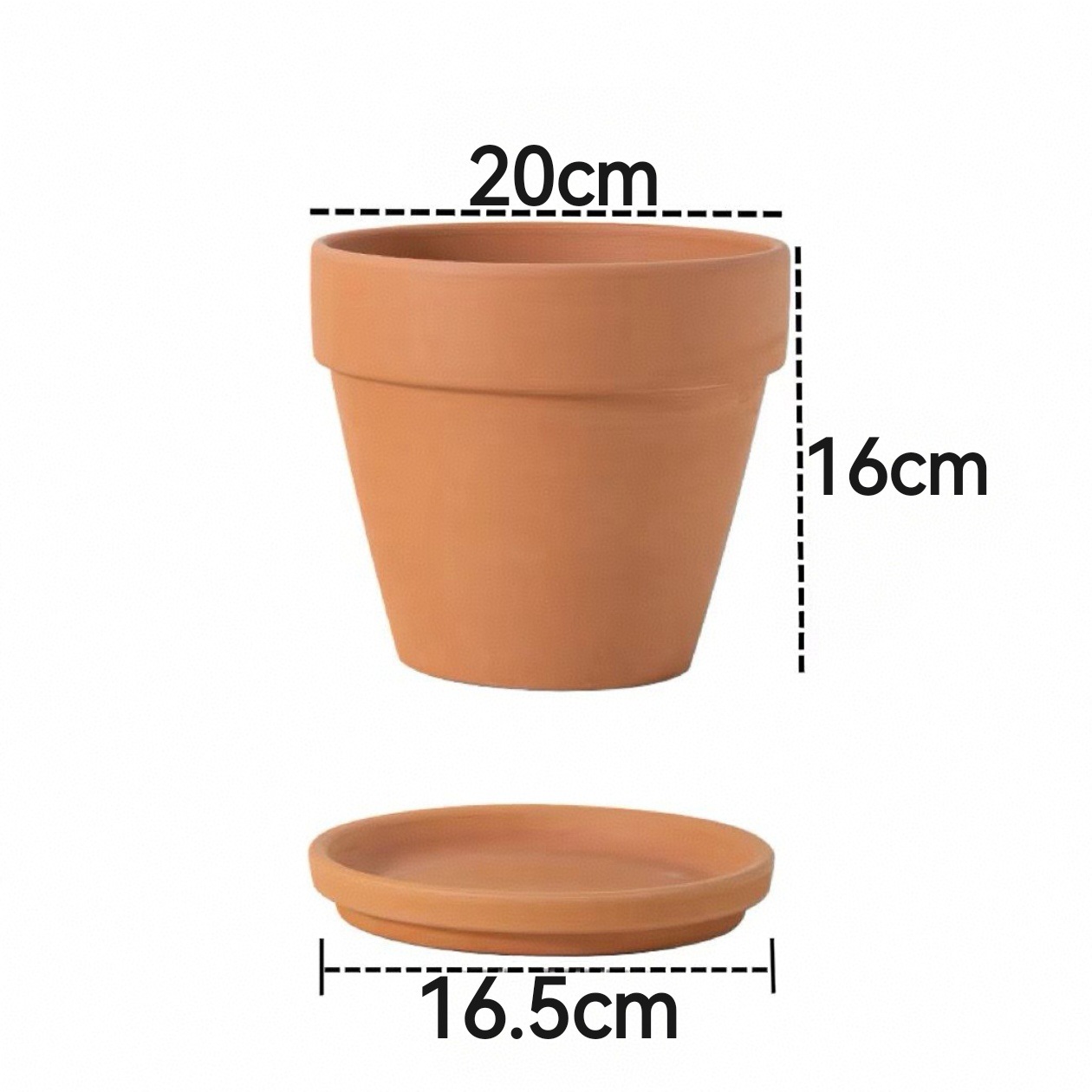 20x16.5cm with tray