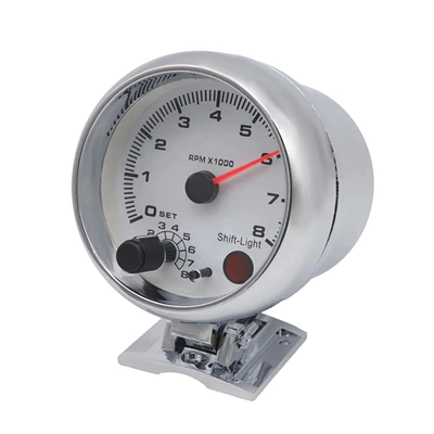 Avtomobil taxometri 12V yarış modifikasiyası 7 rəng tənzimlənən 3.75”