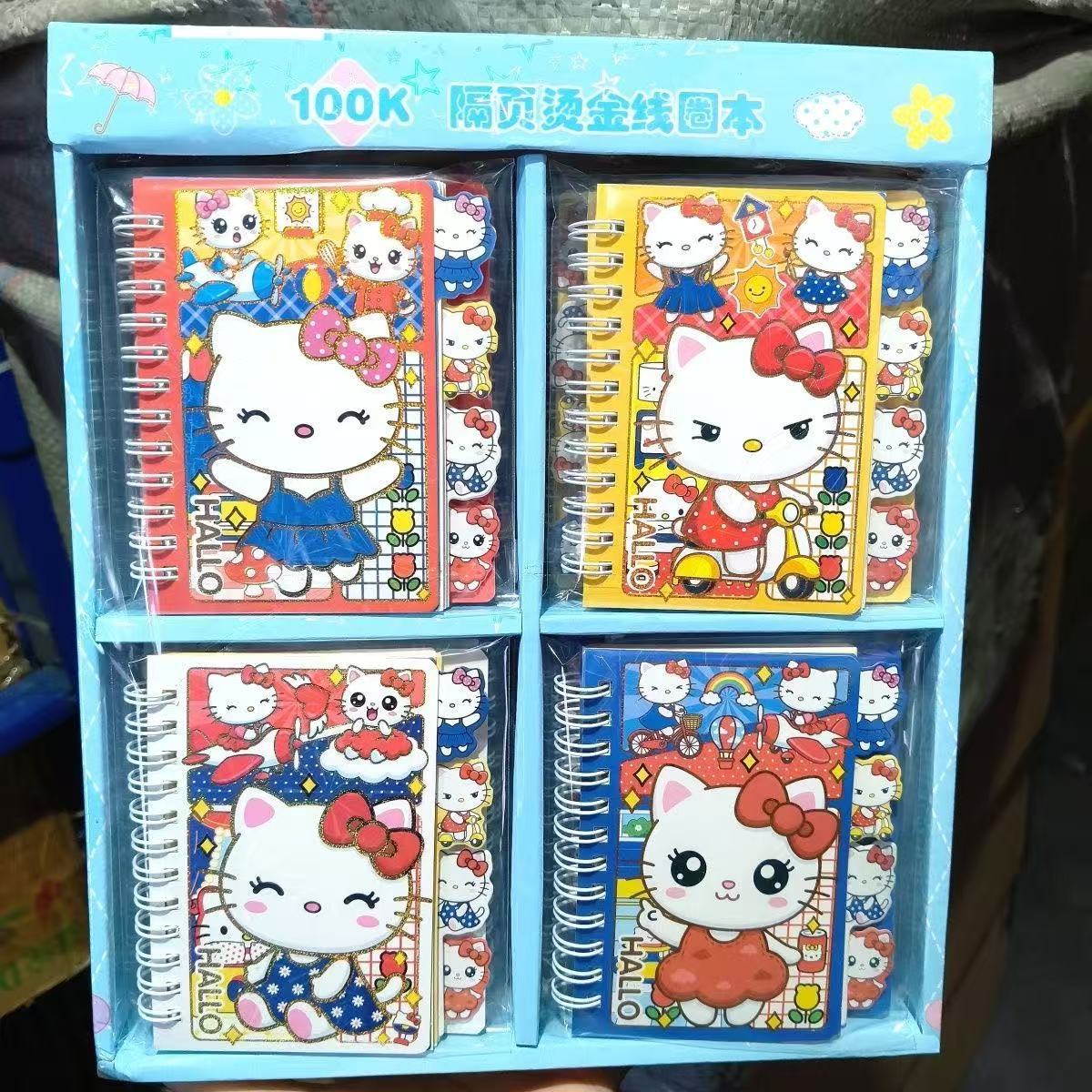 Cuaderno Espiral con Diseño de Mascota Adorable, Cuaderno Escolar Kuromi de Alta Calidad, Planificador Espiral con Hojas Intercaladas, Diario, Agenda.