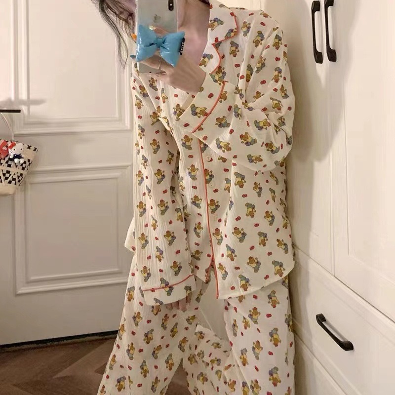 C-주름진 천 크리스마스 곰