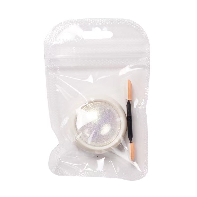 Transfronterizo nueva celebridad en línea sólido Moonlight Aurora polvo Super Flash espejo harina hielo transparente espejo mágico polvo de uñas polarizado brillo polvo