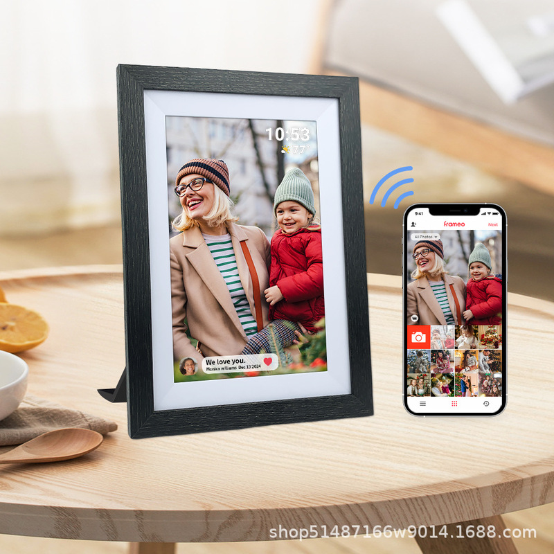 32g High-Resolution Photo Frame. Inch Touch Screen Mobile Phone Remote Wireless Transmission Digital Photo Album Gift