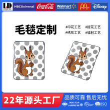 工厂定制毛毯加厚数码印花珊瑚绒法兰绒双面绒羊毛毯空调毯午睡毯