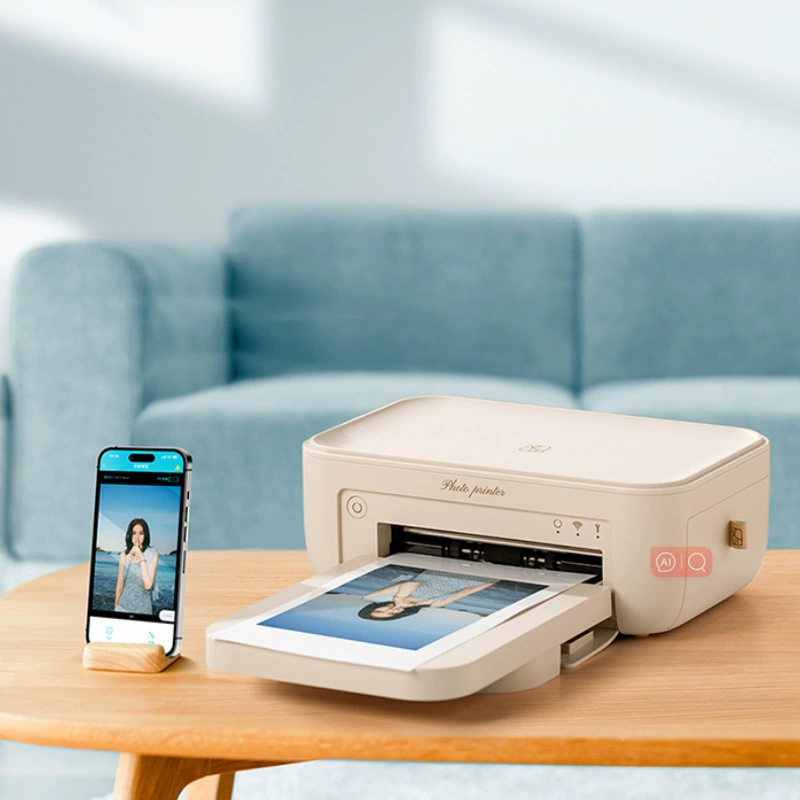 Портативный фотопринтер HeyPhoto CP4100, 3-дюймовый карманный принтер на основе термопечати и Bluetooth, мобильный